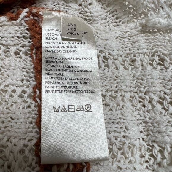 Free People Marina Bay Sweater in Natural Motif, Size Small EUC - Picture 15 of 16